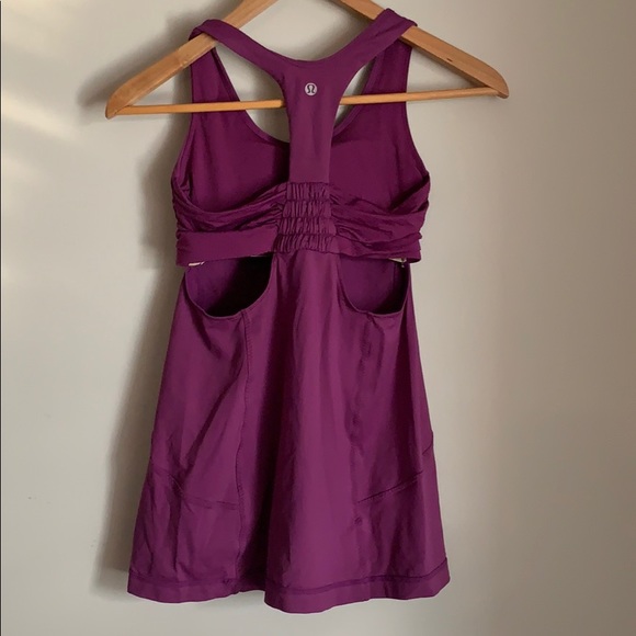 lululemon Turbo tank size 4 in purple - Picture 4 of 4